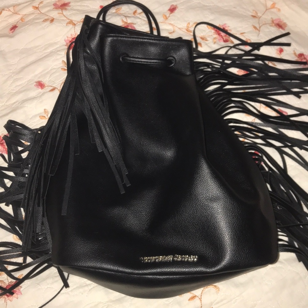 Victoria secret Fringe drawstring bag
